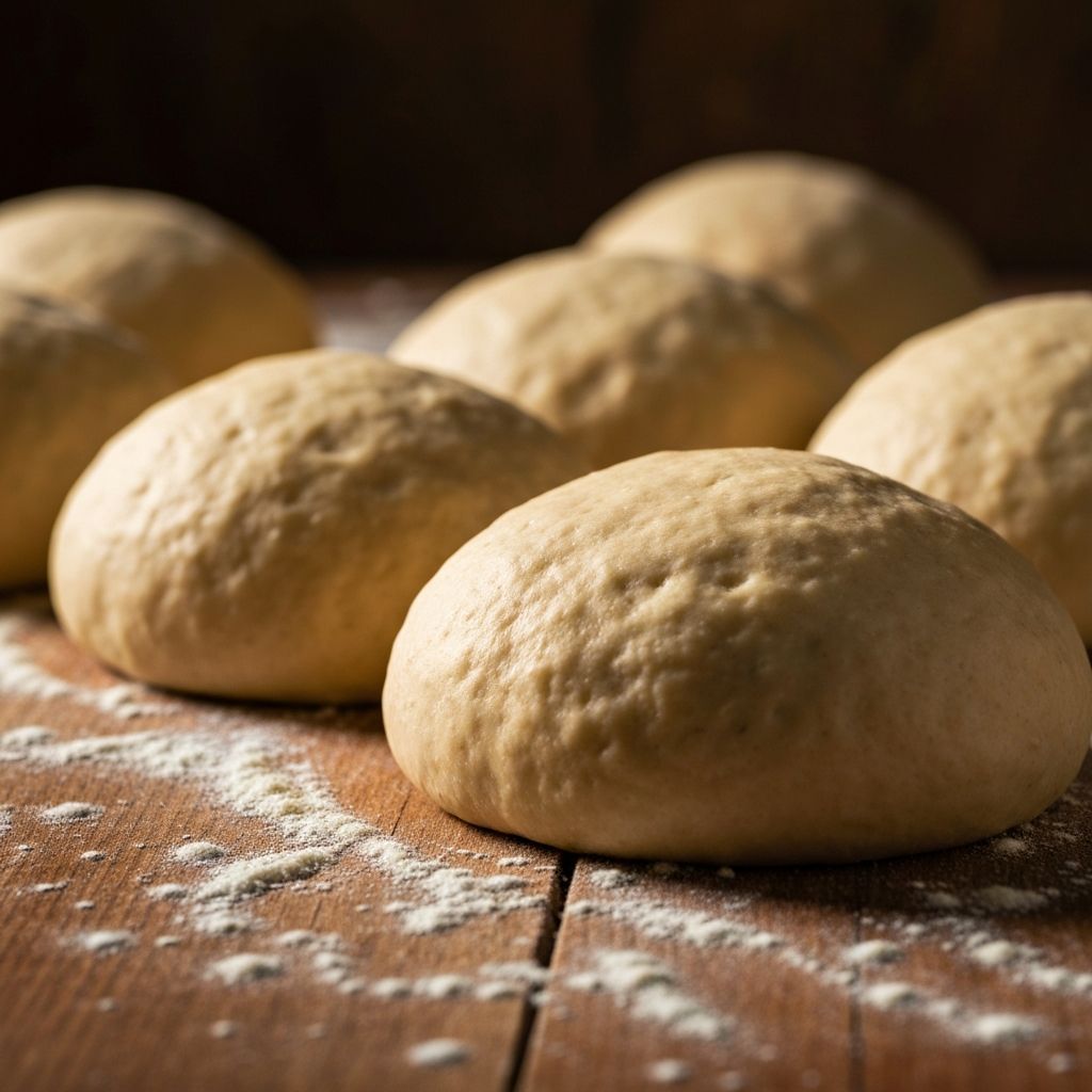 Artisanal pizza dough fermentation